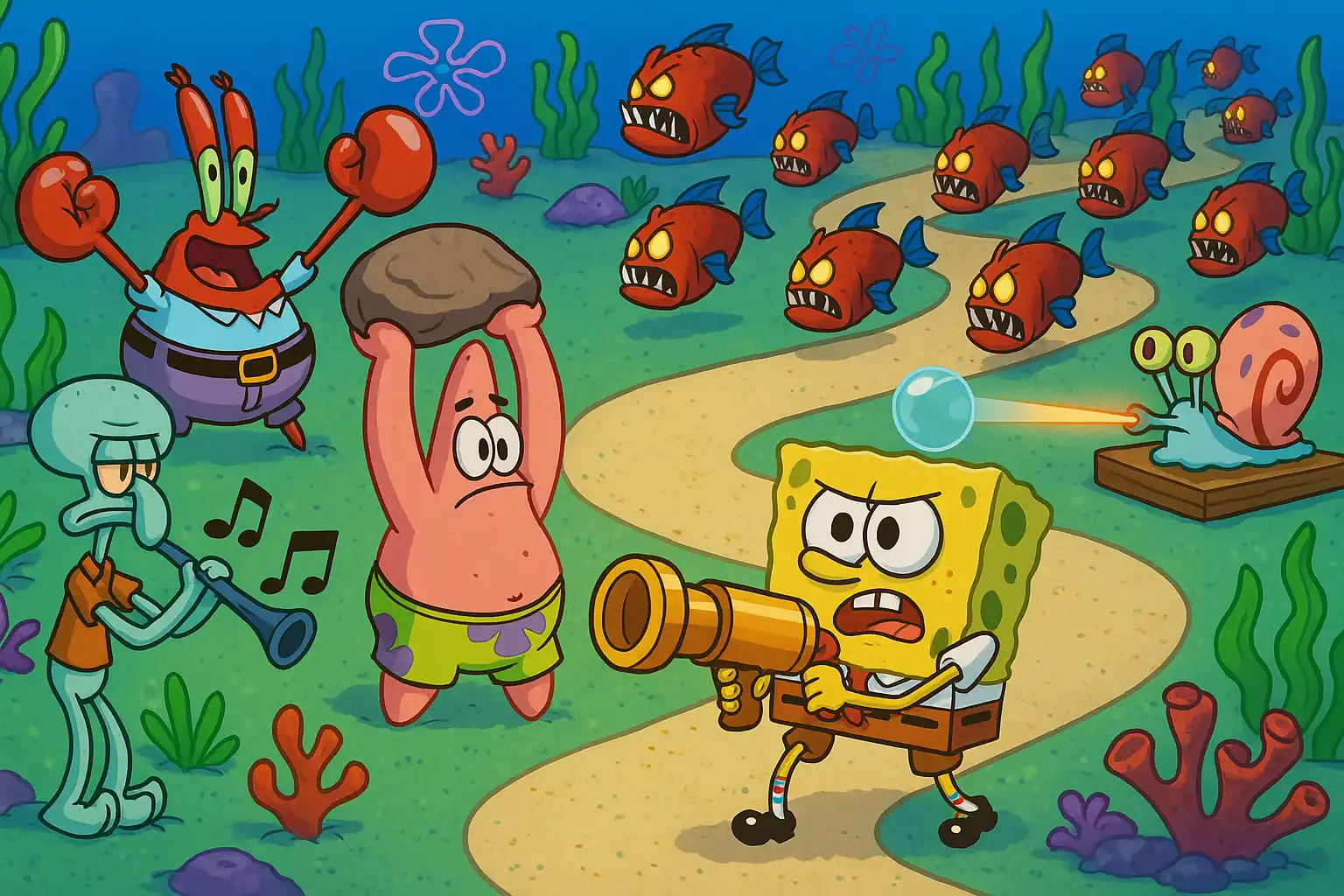 SpongeBob Tower Defense Value List